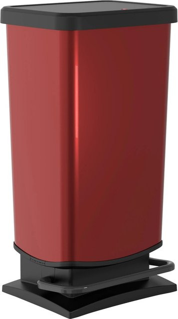 Rotho Treteimer Paso 40 mit Soft-Close-Funktion und Fingerabdruck-Schutz in Rot - Bild 1