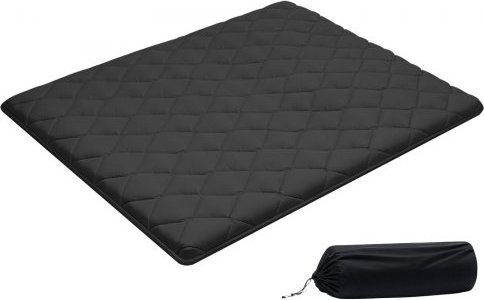 VEVOR Japanische Futon-Matratze Queen Size, faltbare Tatami Bodenmatratze aus gebürstetem Stoff mit Aufbewahrungstasche und Befestigungsmaterial, Schwarz, B/T/H: 203,2 x 152,4 x 8,9 cm - Bild 1