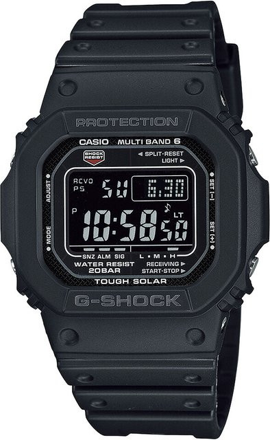 Casio Digitaluhr G-Shock, Solar, Kunststoff, Schwarz, 43 mm, Herren - Bild 1