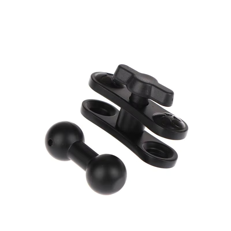 Verlängerungsadapter mit 17mm Legierung Ball Mount und Rotationsstange für Auto-Lüftungsschlitz oder Armaturenbrett, Schwarz - Bild 2
