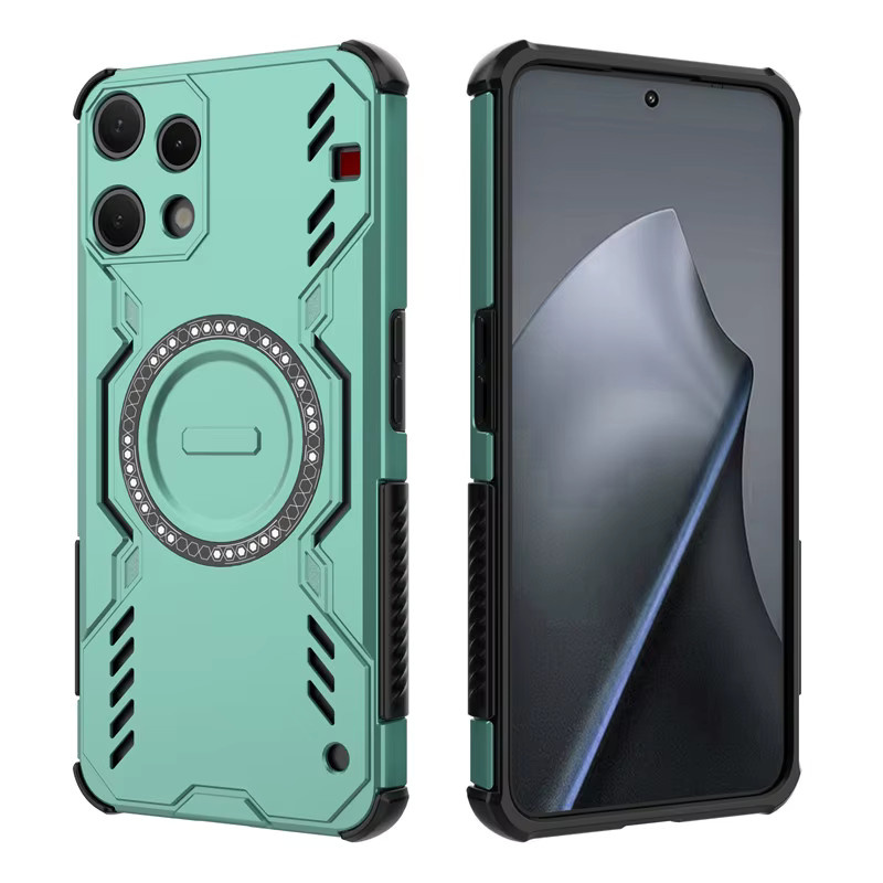 Schutzhülle für Nothing Phone 3a Lite in Blau mit Wärmeableitung und magnetischem kabellosem Laden - Bild 2
