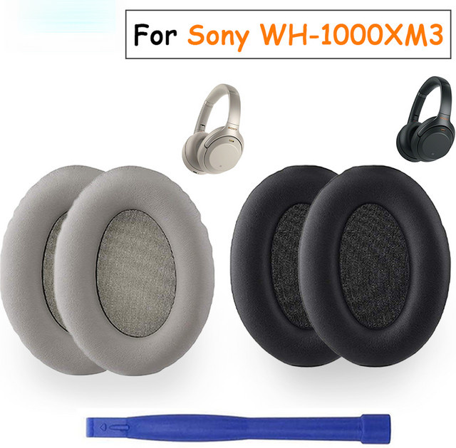 Ersatz-Ohrpolster für Sony WH-1000XM3 Kopfhörer in Beige, 1 Paar - Bild 1