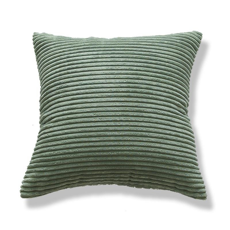 Nordische Kissenbezüge aus Samt und Cord in Streifen-Optik, quadratisch, B/B: 45 x 45 cm - Bild 2