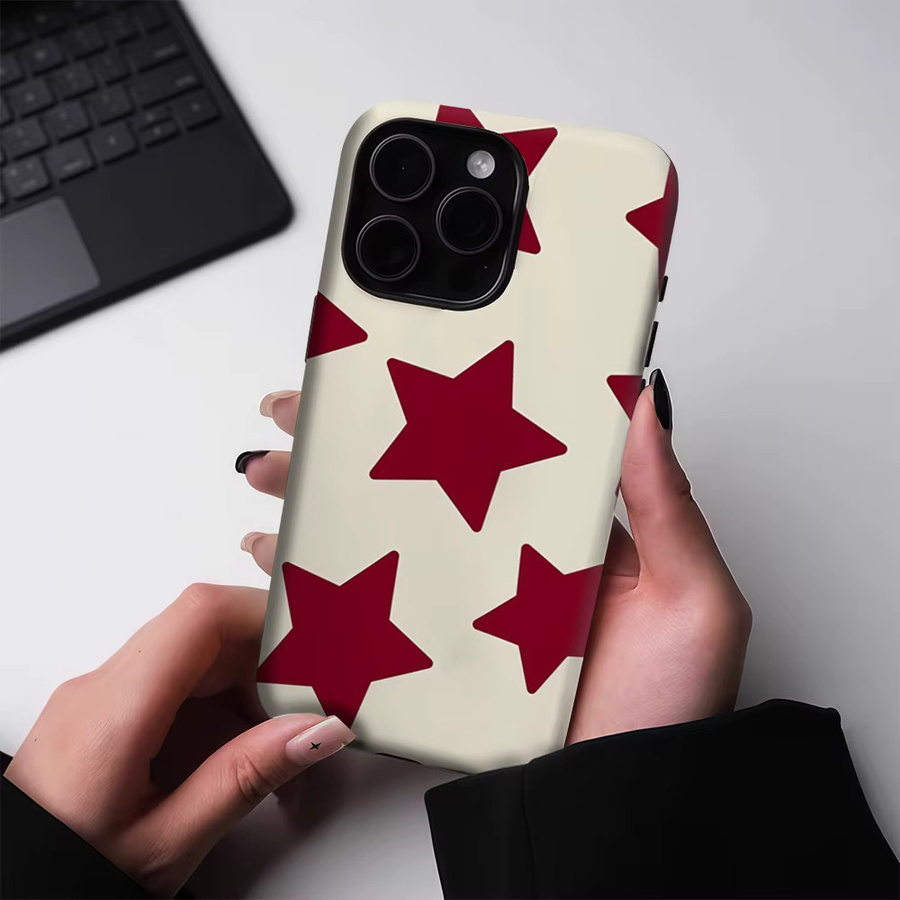 Star Scatter Magnetische Handyhülle für iPhone 17 16 15 14 13 Pro Max Plus Multicolor Robuste Doppel-Schicht-Hülle - Bild 3