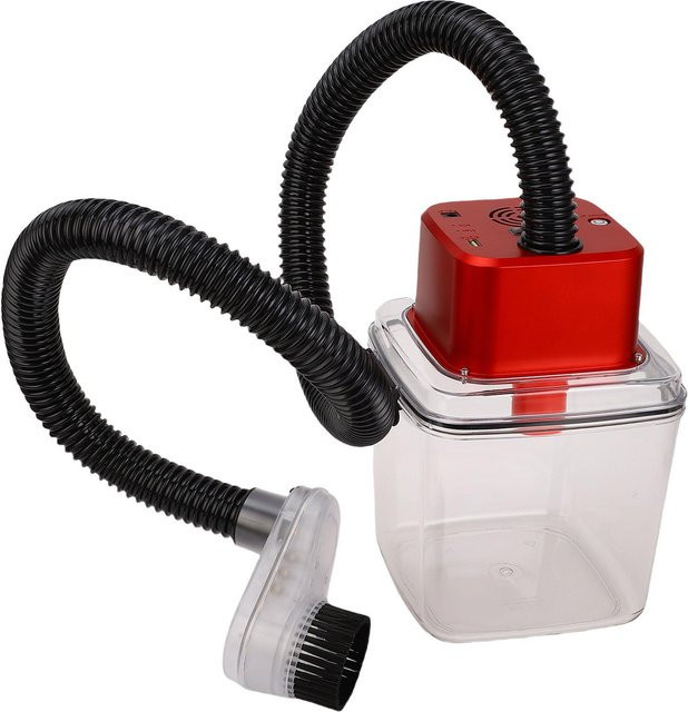 aimo Staubabscheider für CNC-Maschinen der TTC450 Serie, Luftfiltersystem mit 6000Pa Saugleistung und 2,8l Behälter, Farbe: Rot - Bild 1
