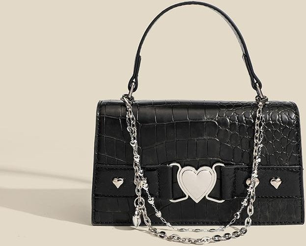 JMG Bags Umhängetasche, Alligator, schwarz, Damen - Bild 1