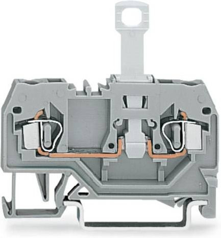 WAGO 280-912 Trennklemme 5mm Zugfeder Grau 50 Stück - Bild 1