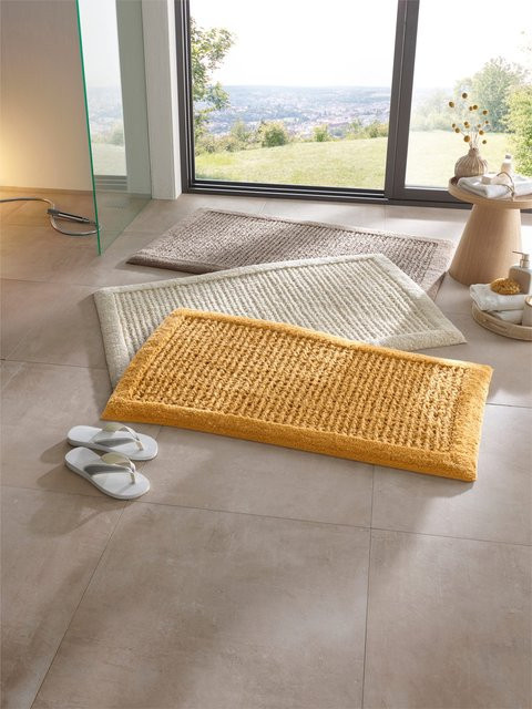 Badteppich Heine Home aus 100% Baumwolle in Beige, unterbodenheizung-geeignet - Bild 1
