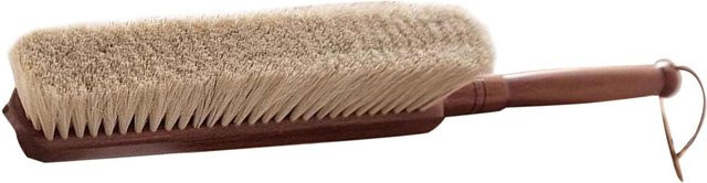 KaiSai Holzstaubbesen Weicher Dichter Handbesen in Beige für Arbeitsplatte, Sofa und Auto - Bild 1