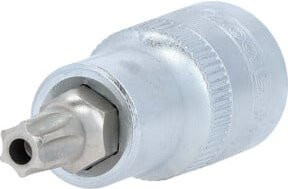 KS Tools 1/2" Bit-Stecknuss TX mit Stirnlochbohrung TB45 in Silber - Bild 2