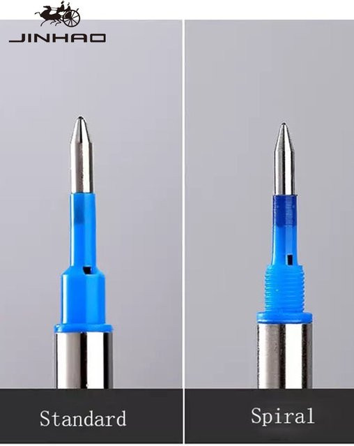 Jinhao Gel-Tintenminen für Kugelschreiber, 5 Stück, Blau und Schwarz - Bild 1
