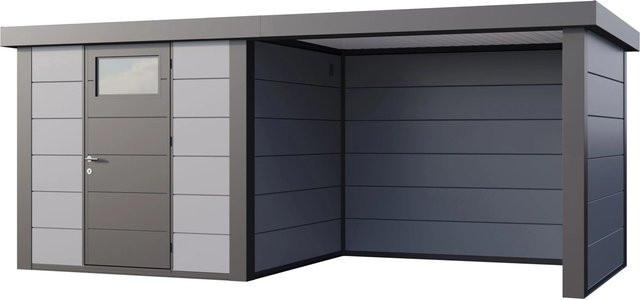 Telluria Gerätehaus Classico mit Lounge S Rechts in Grau, B/T/H: 542 x 219 x 258 cm - Bild 1
