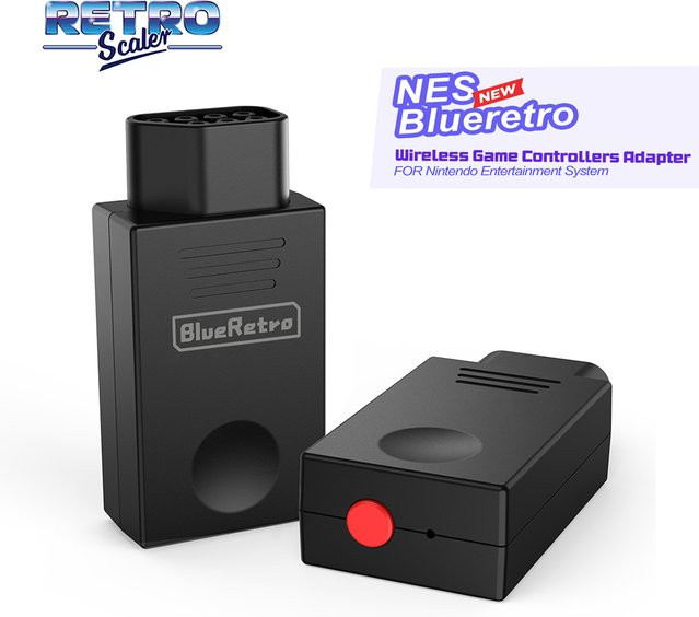 RetroScaler Blueretro Wireless Controller Adapter in Schwarz für PS3, PS4, Nintendo Switch und 8Bitdo Ipega 9076 via Bluetooth - Bild 1