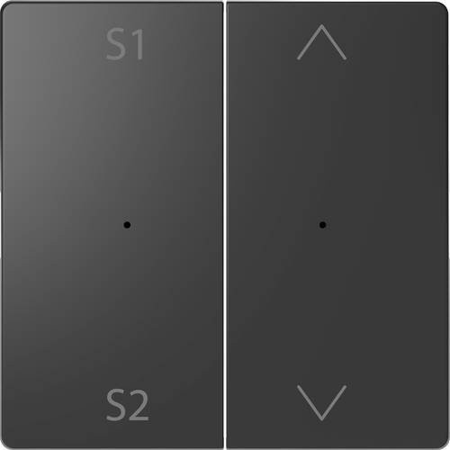 Merten Abdeckung für Wechselschalter System Design in Anthrazit MEG5227-6034 - Bild 1