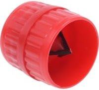 Alphacool Acrylrohr- und Schlauchentgrater Light Version in Rot und Stahl - Bild 1