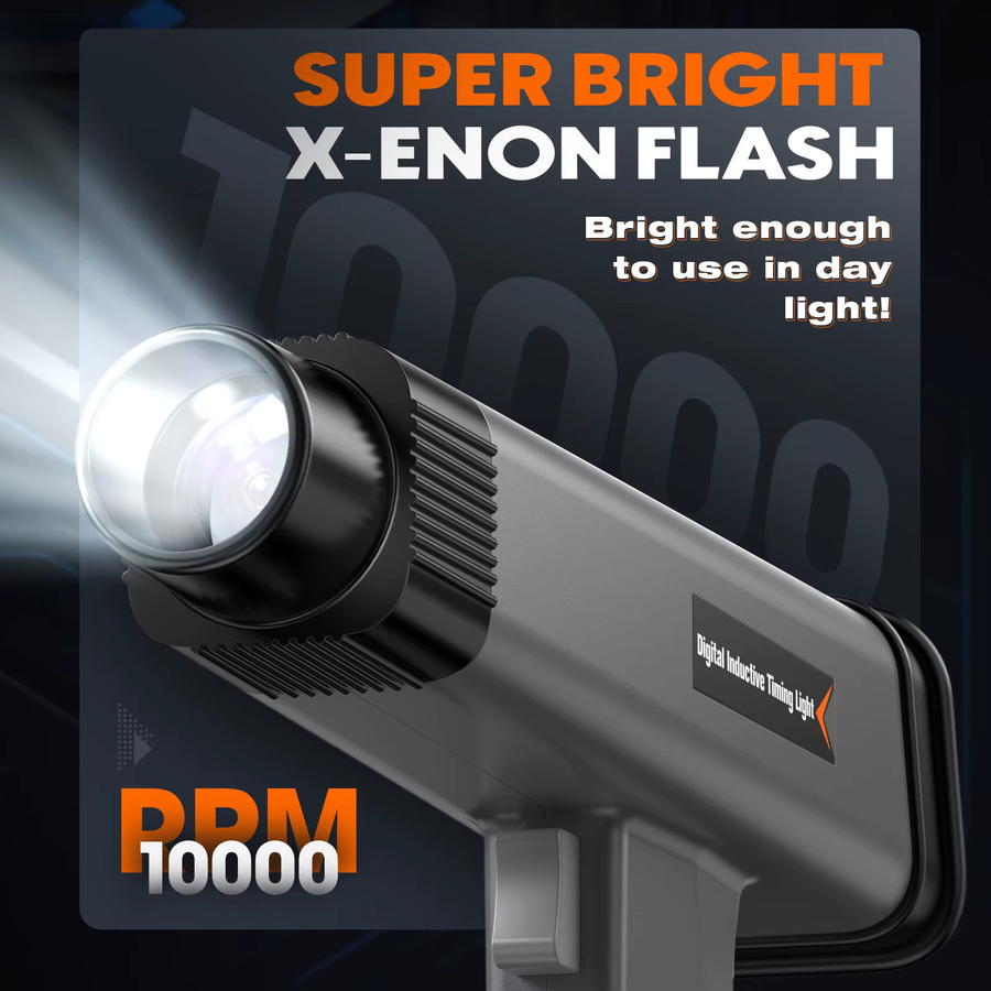 KZYEE KT60 Digitales Zündlicht 12V Stroboskop zur Zündzeitpunktmessung für Automobile und Motorräder - Bild 4