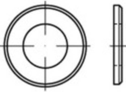TOOLCRAFT Unterlegscheiben aus Stahl feuerverzinkt, 500 Stück, Innendurchmesser: 13 mm, Außendurchmesser: 24 mm - Bild 1