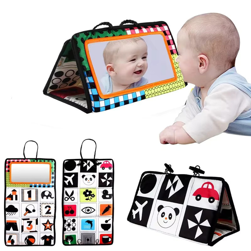 Gowinbaby Faltbares Krippenspielzeug, weiches Buch, Plüsch / Textil, Tiere, Bunt / Mehrfarbig - Bild 5