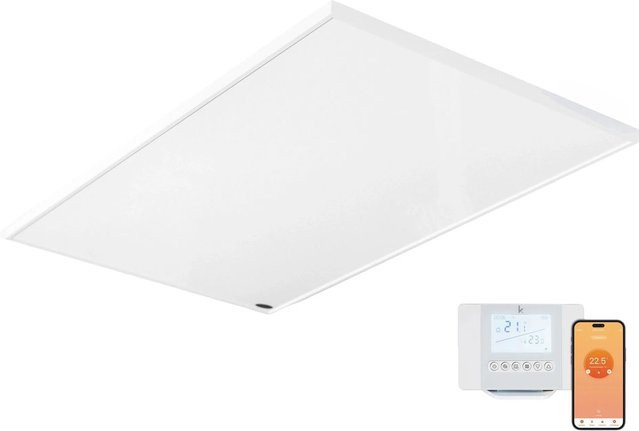 Könighaus Infrarot Deckenheizung M-Smart 1.200 W in Weiß mit Smart-Home App-Steuerung - Bild 1