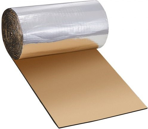 VEVOR Antidröhnmatte Auto 3,3m² zur Fahrzeugdämmung, Schallschutzmatte und Hitzeschutzmatte aus Aluminium, Farbe: Silber, Breite: 41,91 cm, Länge: 800,1 cm, Stärke: 0,51 cm - Bild 1