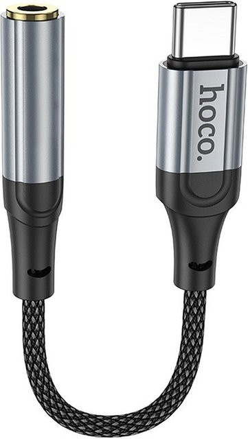 HOCO LS36 Audioadapter USB-C auf 3,5 mm Klinke, Grau - Bild 1