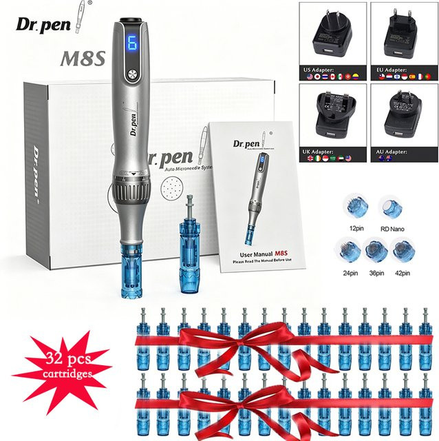 Dr.Pen Derma Pen mit 32 Nadelkartuschen, 0,25 mm, Unisex - Bild 1