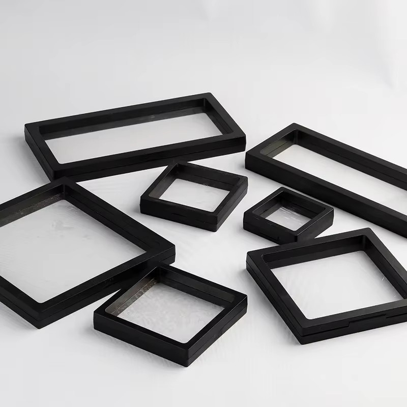 10er Set Schmuck Display Aufbewahrungsboxen aus transparentem PE-Film für Ringe, Halsketten und Ohrringe - Bild 3
