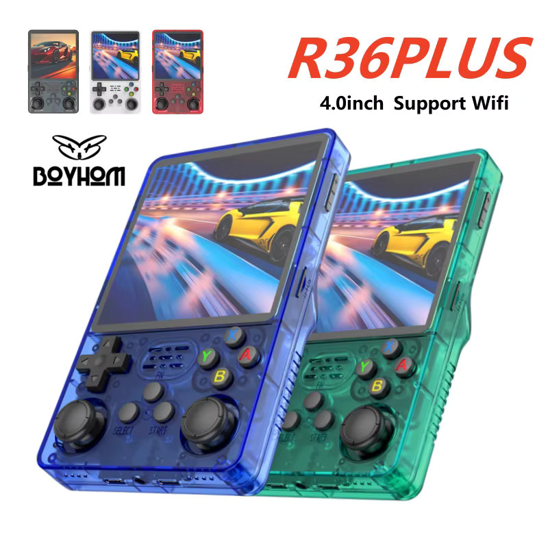 BOYHOM R36Plus Retro Handheld-Spielkonsole mit 4-Zoll-IPS-Bildschirm und Linux 64-Bit-System in Grün - Bild 6