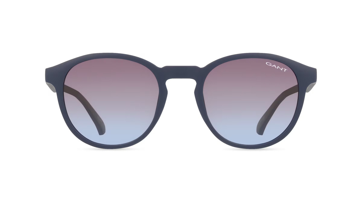 Gant GA7234 Sonnenbrille, Vollrand, Quadratisch, Acetat, Unisex, Blau - Bild 1