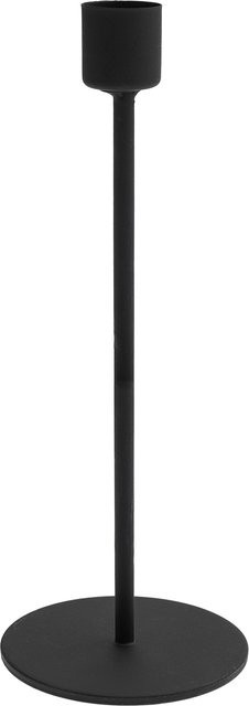 Rico Design Stielkerzenhalter aus Metall in Schwarz, B: 8 cm, H: 20,5 cm - Bild 1