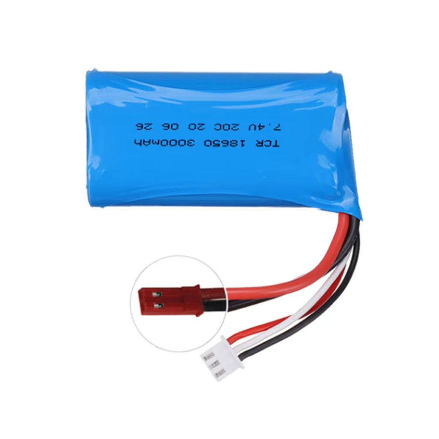 GAOLAG Li-Po Akku 7,4 V 3000 mAh 2S 20C mit JST Anschluss in Blau für RC Hubschrauber, Autos und Boote - Bild 2