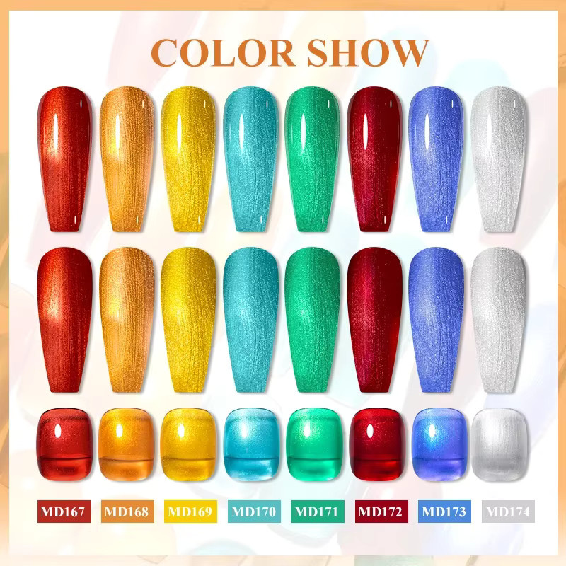 MSRUIOO Gel Nagellack Metallic, 8 ml - Bild 4