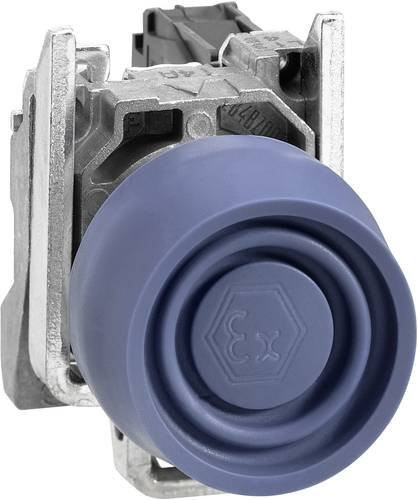 Schneider Electric XB4BPS61EX Drucktaster blau aus Metall, tastend, 600V 6A - Bild 1