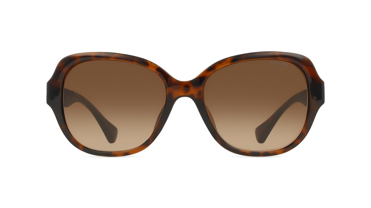 Ralph Lauren 0RA5316U Sonnenbrille Rund, Vollrand, Acetat, Damen, Brown - Bild 1