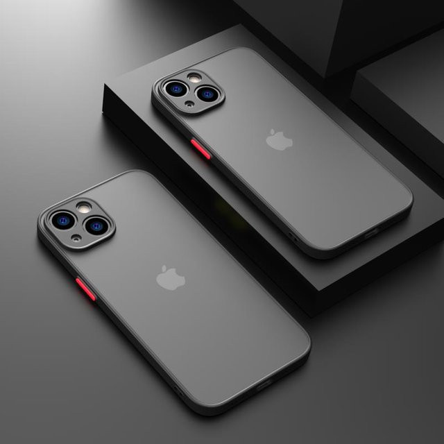 Schutzhülle mit Rüstung und Drop-Schutz für Apple iPhone Modelle in Schwarz - Bild 1