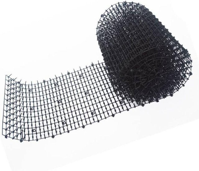 FURUN Anti-Katzen Grabstopper Katzenabwehrmatte in Schwarz, 4m Länge - Bild 1