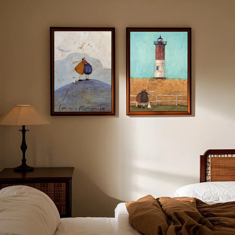Sam Toft Abstraktes Filmplakat Maritime Wanddekoration Mehrfarbig - Bild 3