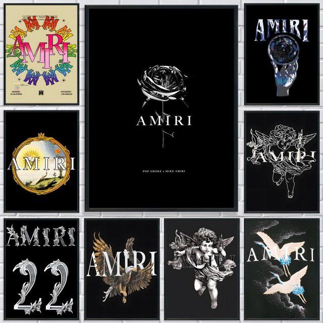 Amiri Wandkunst Poster HD wasserfest und selbstklebend in rechteckiger Form - Bild 1