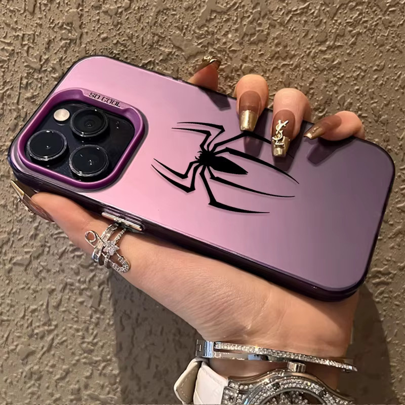 Spider Man Frosted Case für Xiaomi Mi 15 14 14T 13 13T 12 12T 12X 12S 11 Lite POCO F6 F5 X6 X5 X3 M6 Pro 5G 4G M5S Acryl Abdeckung in Transparent - Bild 2