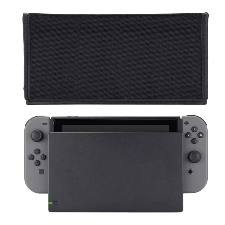 DATA FROG Staubschutzhülle für Nintendo Switch OLED TV Dock, transparent - Bild 2