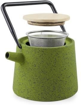 Ibili Kairo Gusseisen-Teekanne mit emaillierter Innenseite, grün, 1,2 l - Bild 1