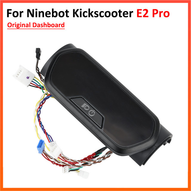 Original Dashboard für Ninebot Kickscooter E2 Pro Display Board mit Schalter Shell in Schwarz - Bild 1
