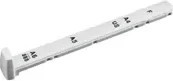 Leitz Anschlagschiene NeXXt in Grau und Weiß aus Kunststoff, Breite: 13,7 cm - Bild 1