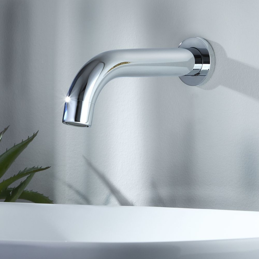 Hudson Reed Waschbecken- und Badewanneneinlauf für die Wandmontage in Chrom/Silber - Bild 1