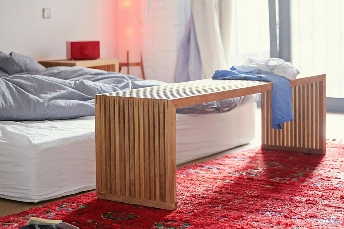 Jan Kurtz Tivoli Bank aus Teakholz in Braun für Garten und Wohnzimmer - Bild 3