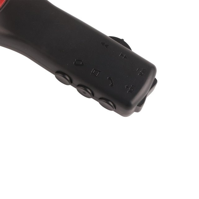 KaiSai Universal Auto Lenkrad Controller Multifunktionale Kabelgebundene Lenkrad Fernbedienungstasten in Grau und Schwarz - Bild 1