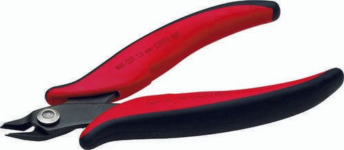 Cimco Elektronik-Seitenschneider 101040 aus Stahl in Rot mit 21° Schneidwinkel, 132 mm - Bild 1