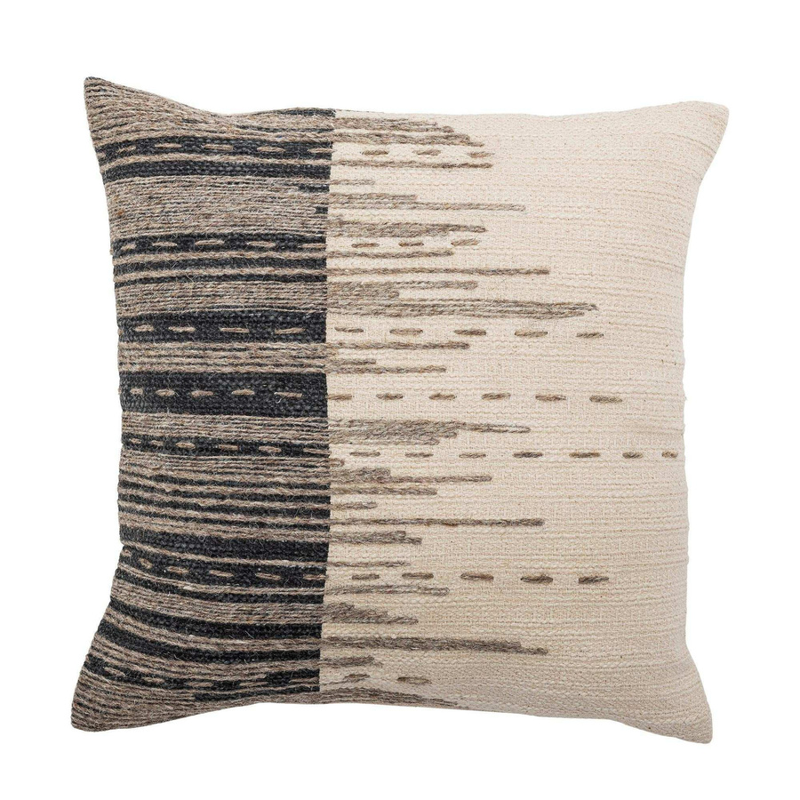 Bloomingville Zierkissen Seaford aus Baumwolle in Beige, B/T/H: 45 x 45 x 45 cm - Bild 1
