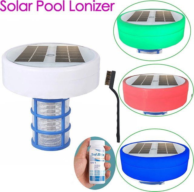 Dreamburgh Solar-Pool-Ionisator mit Kupfer- und Silber-Ionen zur Algenbekämpfung und Chlorreduzierung für dein Outdoor-Schwimmbad - Bild 1