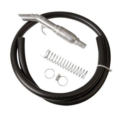 Bauer Schlauchgarnitur für Handpumpe Typ K 10 C, elektrisch leitfähig, DN 19 x 4, mit Auslaufventil AV 20 und Knickschutzfeder, Farbe: Schwarz, Länge: 1,5 m - Bild 1